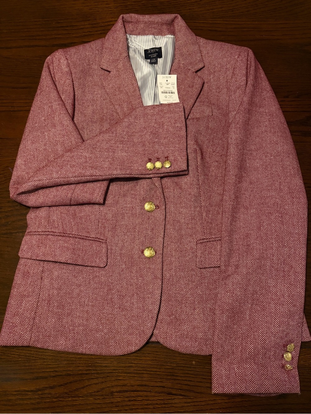 J Crew Schoolboy Wool Blend Blazer Size 10